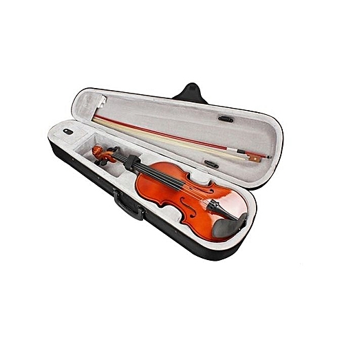 Generic Natural Violin-4/4 With Case Bow And Manual
