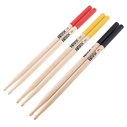 Epath 2pcs 5A Maple Drumsticks Professional Wood Drum Sticks Multiple Color Options For Drum