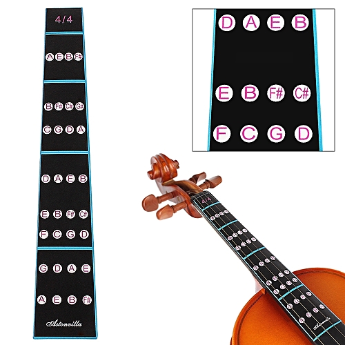Epath 4/4 Violin Fingerboard Sticker Fretboard Note Label Beginner Violin Parts Accessories