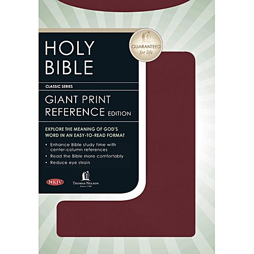 Thomas Nelson Holy Bible (NKJV) - Giant Print Reference Edition