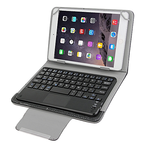 Sunsky Universal Detachable Magnetic Bluetooth Touchpad Keyboard Leather Case With Holder For 10.1 Inch ISO & Android & Windows Tablet PC(Black)
