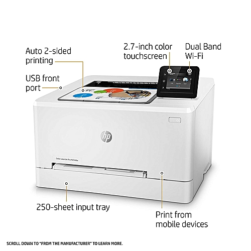 HP Laserjet Pro M254dw Wireless Color Laser Printer