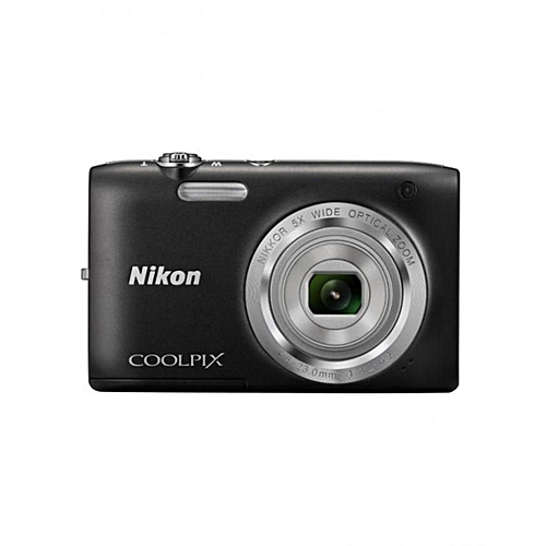 Nikon Coolpix S2900 20.1MP Digital Camera (Black) + 8GB SD Card & Free Pouch