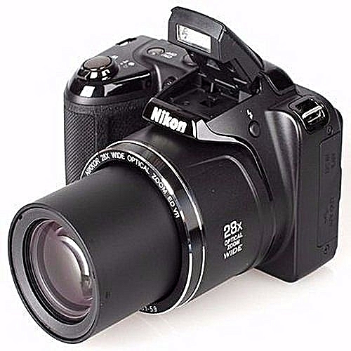 Nikon Nikon COOLPIX L340 20.2MP Plus 28X Optical Zoom Compact Digital Camera