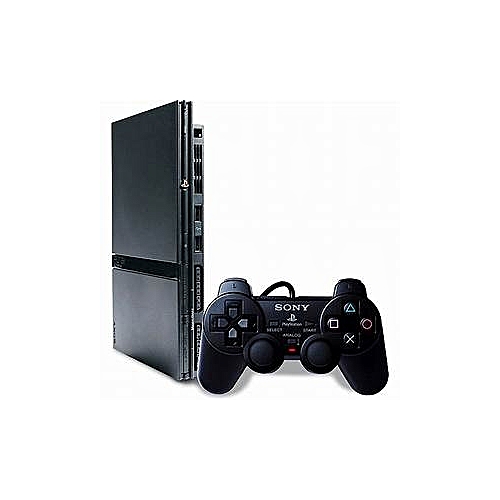 Sony PlayStation 2 Console Slim - Black + 10 Games + Free Steam Iron
