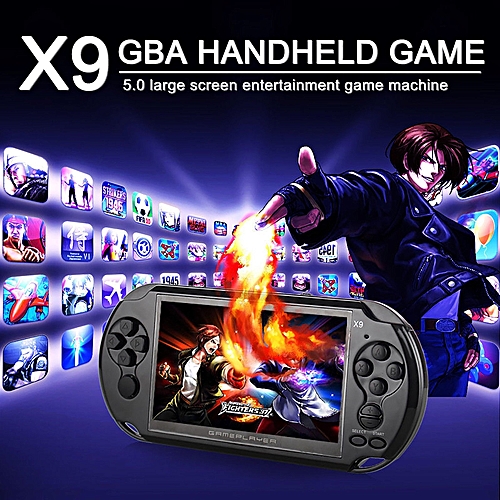 XGODY 5.0" 32 Bit Handheld Video Game Console X9 8GB 500 Free Games Best Kid Gifts