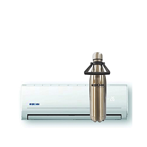 Bruhm 1HP Split Air Conditioner + Installation Kit + Free Vacuum Flask + Free- Installation In Lagos Only