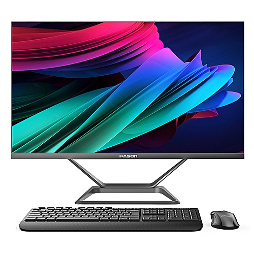 Generic P21 PLUS All-in-one Computer-Intel I5 8400,8G RAM,240G SSD, With 23.8" Monitor Silver