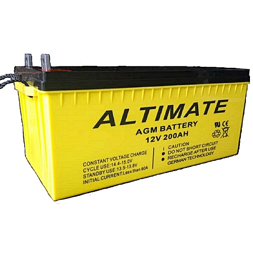Altimate 200AH 12V AGM Inverter Battery (German Technology)