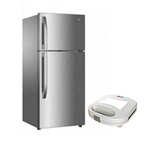 Haier Thermocool Tmount Refrigerator Dcool 250 Lux Slv +Free Sandwich Maker