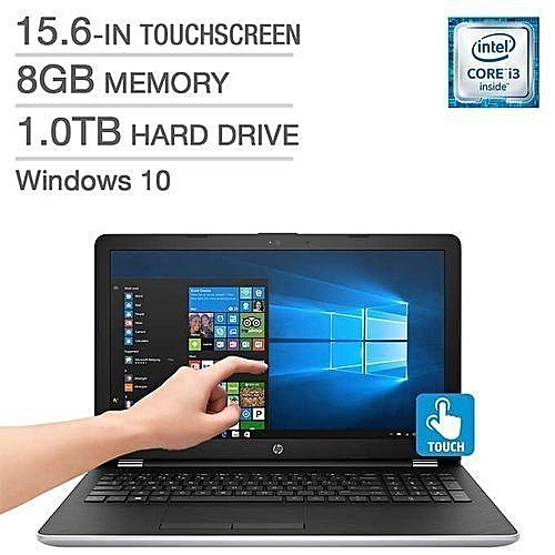 HP 15-bs023ca 15.6" Touchscreen Notebook - Intel Core I3 - 2.0GHz, 6th Gen 8GB RAM, 1TB HDD - Windows 10 Home + 32GB Flash Drive + Bag