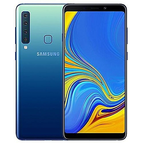 Samsung Galaxy A9 2018 - 6.3" (128GB, 6GB) Android 8.0 Oreo (24MP Quad + 24MP Selfie) 4G LTE - Lemonade Blue