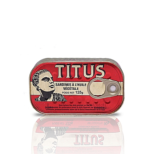 Titus Titus Sardines In Vegetable Oil - (2 Tins X 125g Each)