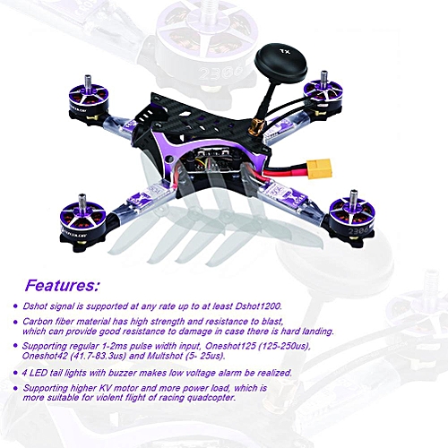 Generic Everwing 2Types FPV Racing Quadcopter Carbon Fiber Drone Toy With 600TVL Camera
