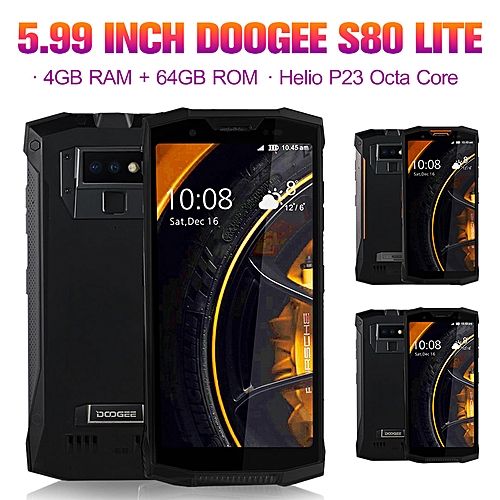 Doogee S80 Lite 5.99'' 4+64GB FHD+ IP68 Waterproof 10080mAh NFC Octa Core Smartphone