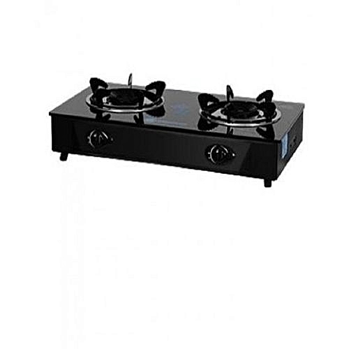 Generic PREMIUM TABLE TOP GLASS GAS COOKER WITH 2 BURNER.
