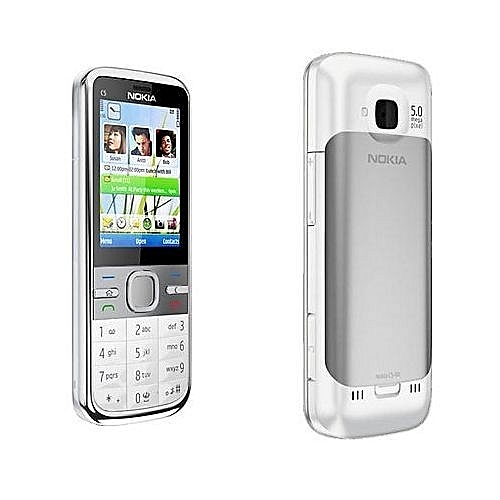 Nokia C5-00 5MP - Mobile Cell Phone DUAL SIm GPRS WIFI Bluetooth 5MP 3g - BLACK & SILVER CHEAPEST UK