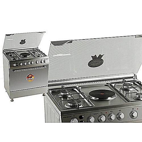 Polystar 4Gas Burner 1 Hot Plate With Oven Grill Cooker LAGOS ONLY