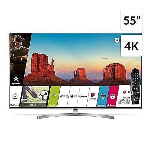 LG 55'' SMART UHD 4K SATELLITE TV + MAGIC REMOTE-55'' LG TV